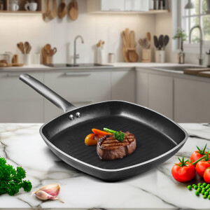 Aryıldız Atlanta 28 cm Grill Tava Black - ARYILDIZ