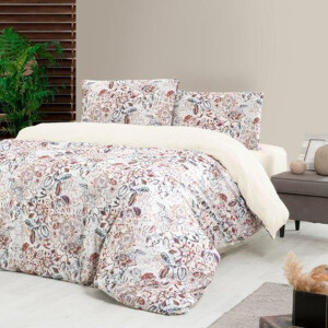 Aryıldız Home Exclusive Saten Nevresim Çift Kişilik Flowers - MAXSTYLE