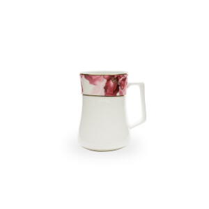 Evaliza Pembe Çiçek Long Mug 300 ml - EVALIZA