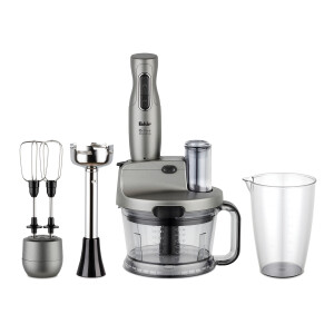 Fakir Crystal Quadro Blender Set Silver Stone - 2