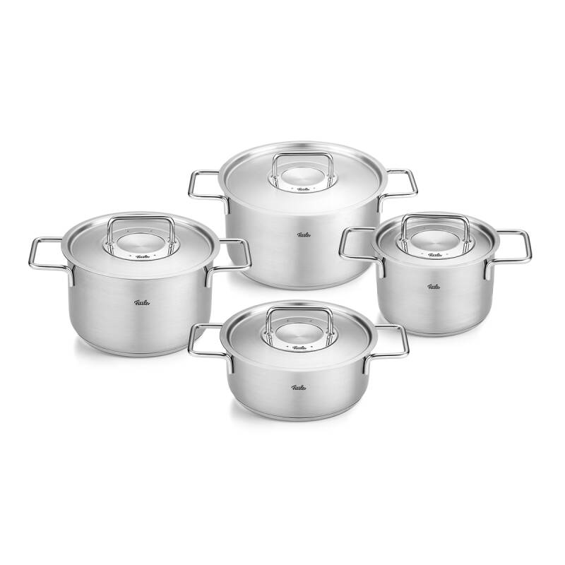 Fissler Pure Collection 8 Parça Metal Kapak Çelik Tencere Seti - 1