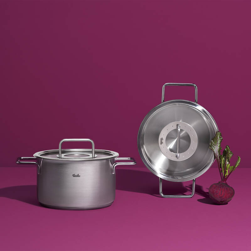 Fissler Pure Collection 8 Parça Metal Kapak Çelik Tencere Seti - 2