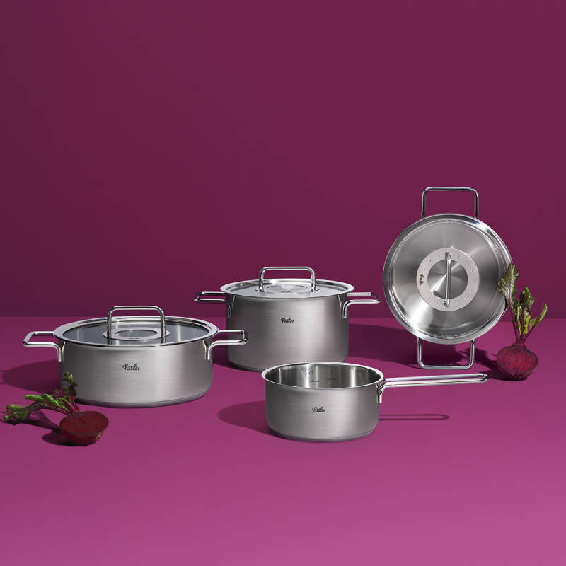 Fissler Pure Collection 9 Parça Metal Kapak Çelik Tencere Seti - 2