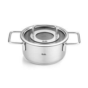 Fissler Pure Collection Cam Kapak Derin Tencere 16 cm - FISSLER