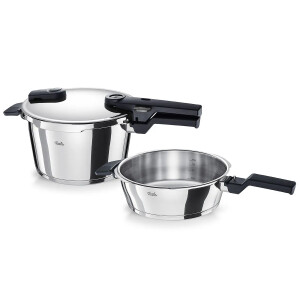 Fissler Vitaquick Glossy Düdüklü Tencere 4,5+2,5 Litre - FISSLER