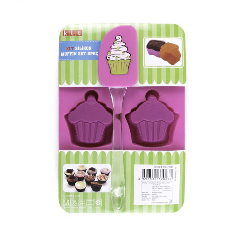 Klt Silikon Muffin Set 8 Parça - 1