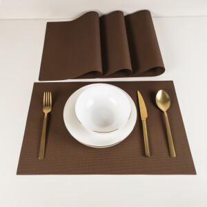 Maxstyle Harmony Bronze 4 Parça Amerikan Servis Seti 30x45 cm - MAXSTYLE