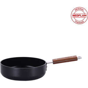 Neoflam Bien Black İndüksiyonlu Wok Tava Akasya Ağacı Saplı 20 cm - 5