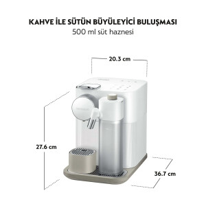 Nespresso Gran Lattissima White Kahve Makinesi F541 - 4