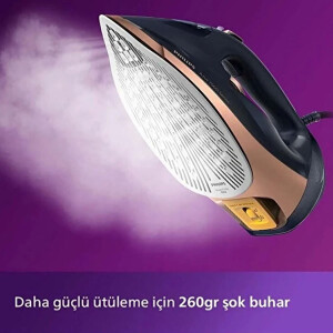 Philips Azur Buharlı Ütü Lacivert DST7510/80 - 4