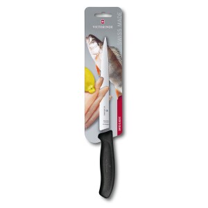 Victorinox Blisterli Fileto Bıçağı 20 Cm Siyah 