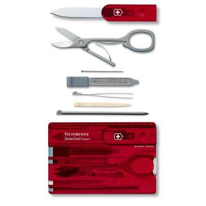 Victorinox Classic SwissCard Kırmızı (Blisterli) - VICTORINOX