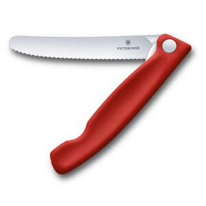 Victorinox S Classic Kırmızı Katlanır Soyma Bıçağı 11 cm - VICTORINOX