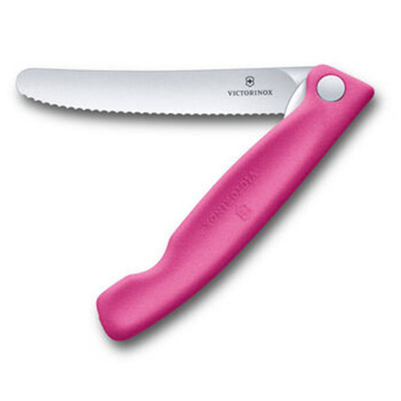 Victorinox S Classic Pembe Katlanır Soyma Bıçağı 11 cm - 1