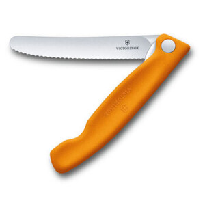 Victorinox S Classic Turuncu Katlanır Soyma Bıçağı 11 cm - VICTORINOX